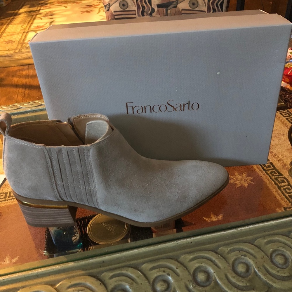 Tan booties